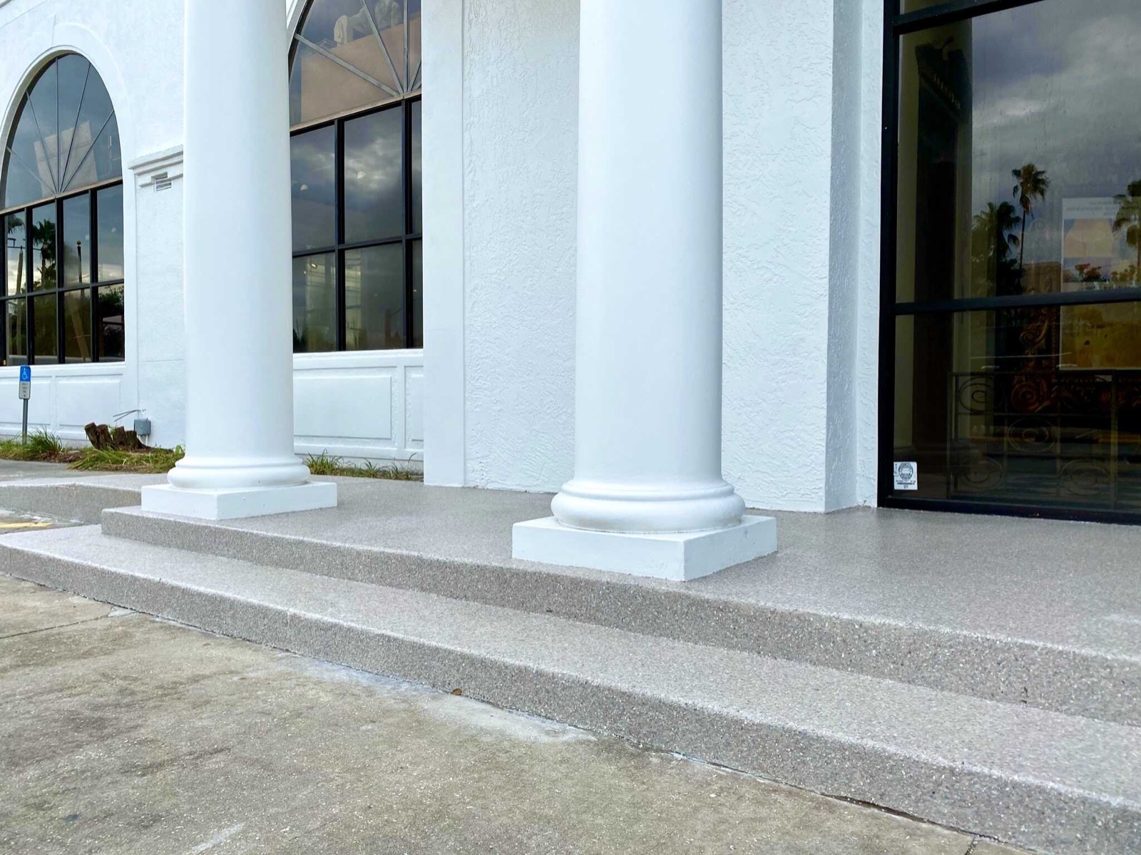 Concrete coating detail